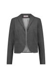 Korte blazer zonder sluiting van het merk Studio Anneloes in de kleur grijs.