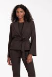 12129 Lette Bonded Blazer - Espresso