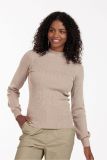 12167 Brady Shiny Pullover - Latte