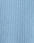 Gebreide trui van het merk Freequent met V-hals en lange mouwen in de kleur chambray blue.