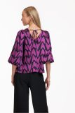 12196 Philou 2way Love Top - Black/Magenta