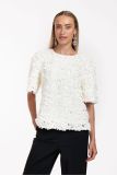 12198 Madison Flower Top - Off White