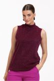 12201 Faith sls Glitter Top - Magenta