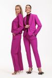 12202 Felici bnd Structure Blazer - Magenta