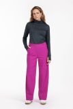 12203 Lexie bnd Structure Trousers - Magenta