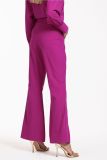 12206 Noa Tape Flair Trousers - Magenta