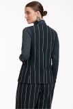 12213 Esmee Stripe Gilet - Black/Kit