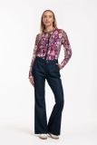 12236 Veerle Leoflower Crepe Blouse - Multi Color