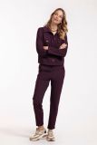 12270 Anna Bonded Trousers - Blackberry