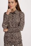 12305 Poppy Leopard Shirt - Latte/Black