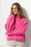 12329 Lisette Furry Pullover - Magenta