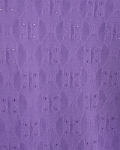 Top van het merk Freequent met driekwart ballonmouwen en ronde hals in de kleur royal lilac.