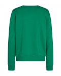 Sweater van het merk Freequent met de tekst West Coast op de voorkant in de kleur pepper green.