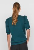 15033 Sweater met Pofmouwtjes - Pine