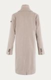 16-08 Bogdana-2 Coat met Binnenjack - Beige Solid