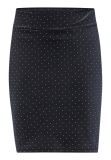 Korte aangesloten rok met dotjes van het merk Sisters Point in de kleur zwart/goud.