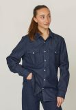 17015 Osa-Sh Denim Blouse - Unwashed