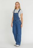 17036 Onea Denim Jumpsuit - Mid Blue Wash