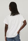 17473 PEIN-SS12 T-Shirt met Print - White/Light Blue