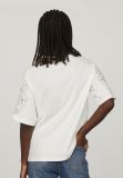 17474 HEDA-LOOSE.SS2 T-Shirt met Borduursel - Off White