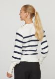 17554 Hani-Stripe1 Gestreepte Pullover - Creme/Midnight