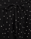 FQAugusta broek met stippen van het merk Freequent in de kleur zwart.