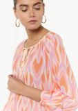 Blouse Comma multicolor roze