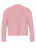 Roze vest zonder sluiting en met driekwart mouwen van het merk Comma.
