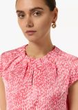 Mouwloze top Comma roze print