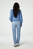 Pullover met lange pofmouwen van Fabienne Chapot in de kleur blauw.
