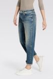 Recht model jeans met vintage wassing