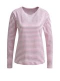 Gestreept t-shirt met lange mouwen en ronde hals van het merk Milano in de kleur roze.