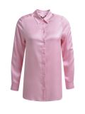 Satinlook blouse van Milano in de kleur roze.