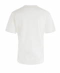 Off white t-shirt van het merk Moscow imet ronde hals, korte mouwen en print aan de voorkant.