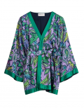 Kimono van het merk Pom Amsterdam in de kleur full glow lilac.