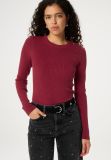 CLT-PUL-23-AW24 Lillian Slim Pullover - Cerise Red