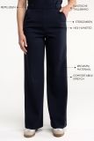 94801 Lexie Bonded Trousers - Donker Blauw