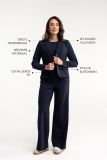 94811 Bright Bonded Blazer - Dark Blue