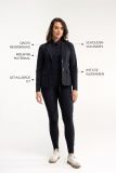 94811 Bright Bonded Blazer - Zwart