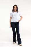 94812 Flair Long Bonded Trousers - Donker Blauw