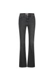 Flare jeans met 5-pockets van het merk Fabienne Chapot in de kleur washed dark grey.