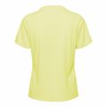 Modal shirt van het merk &Co Woman met korte mouwen en V-hals in de kleur lime.