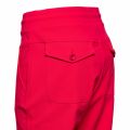 Travelbroek met steekzakken, paspelzakken en strikkoord in de taille van het merk &Co Woman in de kleur cherry.