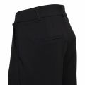 Straight fit broek met knoop/ritssluiting in de kleur zwart.