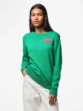 17158762 Pchiline Pullover met Hartje - Fern Green