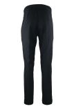 Straight fit broek met pintuck en decoratieve kettinkjes op het tailleband van het merk Rosner in de kleur zwart.