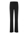 Stretch pantalon van het merk Cambio met wijde pijp met pintuck in de kleur zwart.
