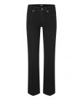 Flared 5-pocket broek van het merk Cambio in de kleur zwart.