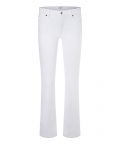 Flare denim broek van het merk Cambio in de kleur wit.