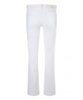 Flare denim broek van het merk Cambio in de kleur wit.